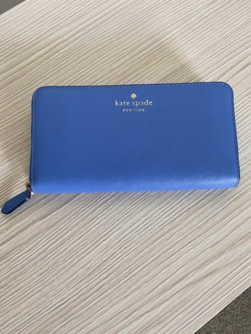 NWT Kate Spade Lg Continental Wallet- Saffiano Deep Cornflower